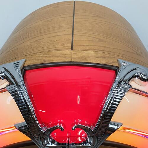 Rock-Ola Bubbler Vinyl 45 with Bluetooth Oak