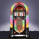 Rock-Ola Bubbler Vinyl 45 with Bluetooth Gloss Black