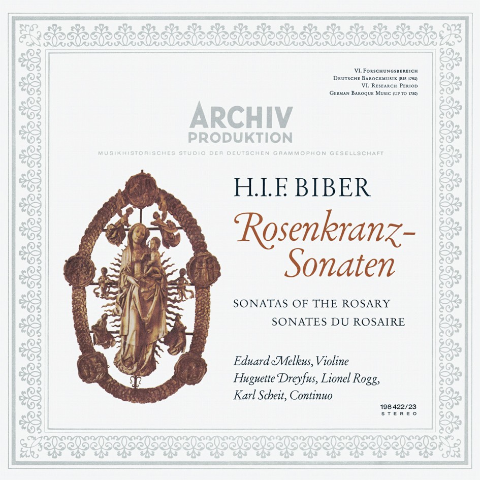 Eduard Melkus H.I.F.Biber Rosary Sonatas (2 LP)
