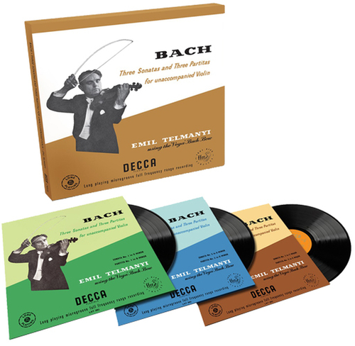 Emil Talmanyi J.S.Bach Three Sonatas & Three Partitas For Unaccompanied Violin (3 LP)
