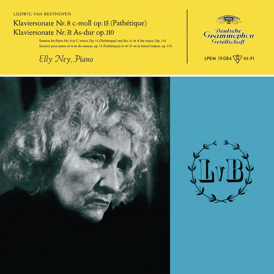 Elly Ney Beethoven Piano Sonatas Nos. 8, 14, 23, 31 (2 LP)