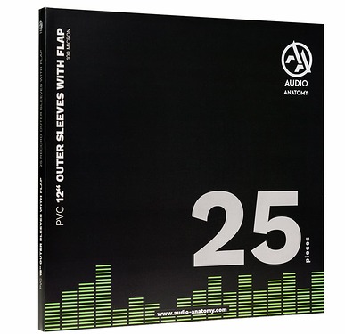 Audio Anatomy Outer Record Sleeves PVC With Flap Set (25 pcs.)