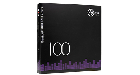 Audio Anatomy Inner Record Sleeves Black Set (100 pcs.)
