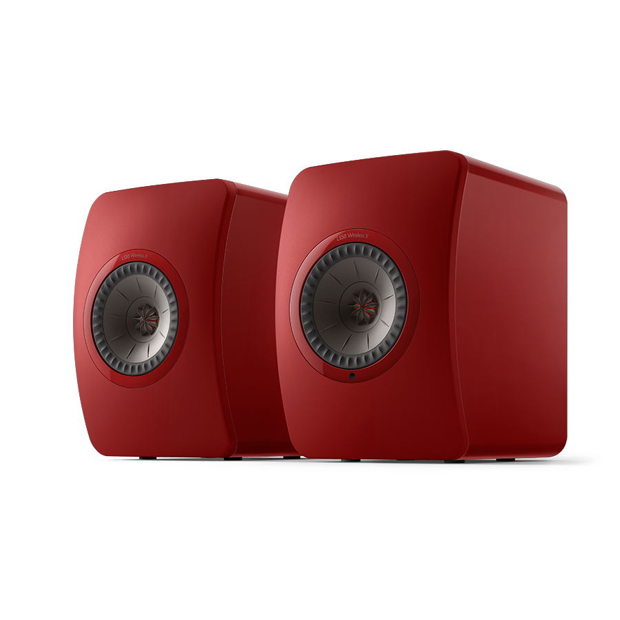 KEF LS50 Wireless II Crimson Red