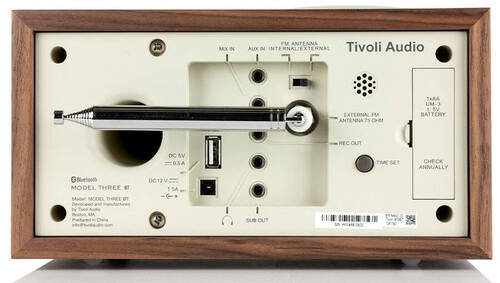 Tivoli Model Three BT Classic Walnut
