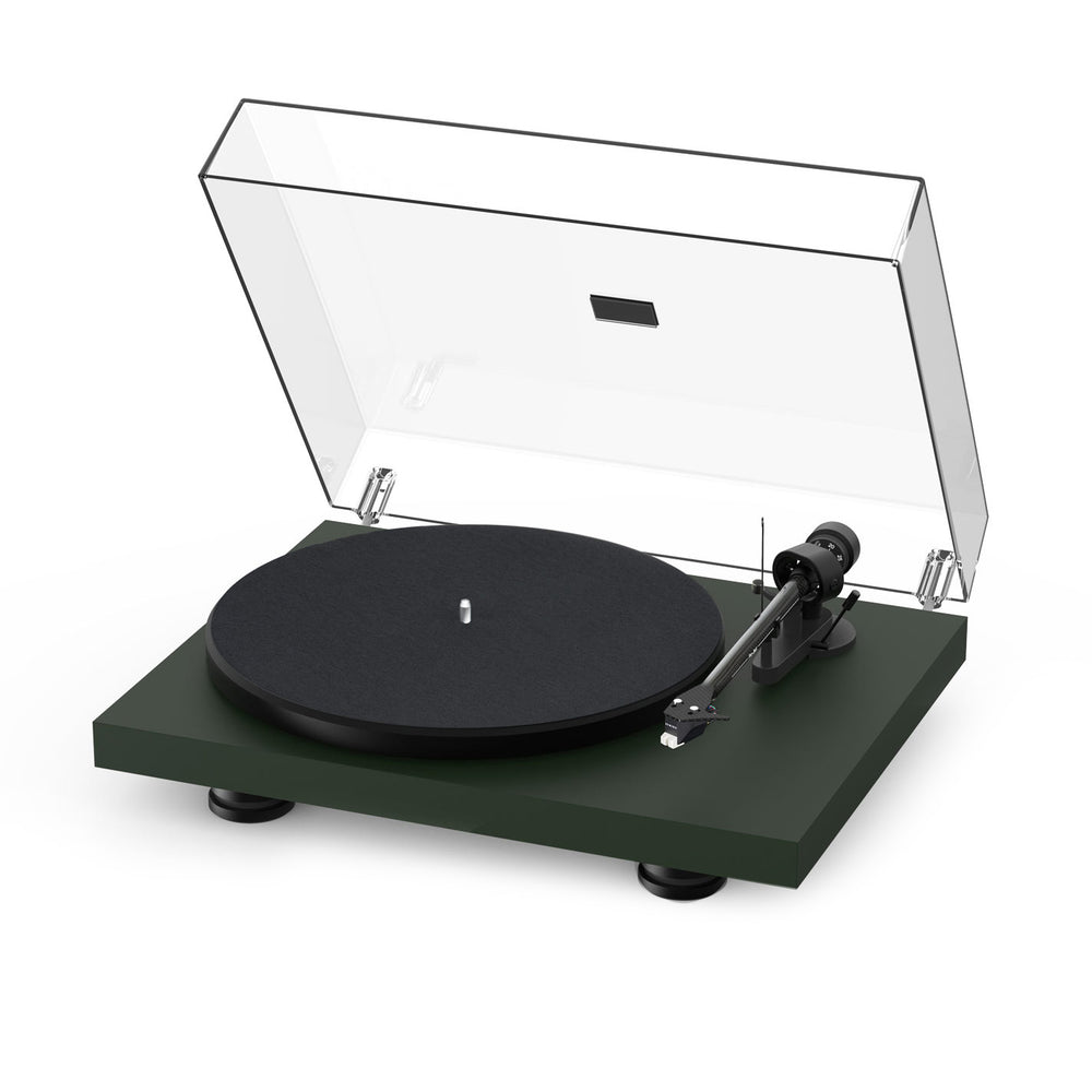 Pro-Ject Audio Debut Carbon Evo Satin Green 2M Red