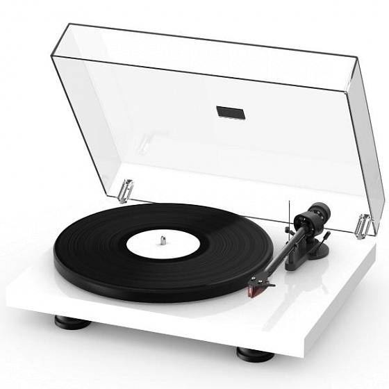 Pro-Ject Audio Debut Carbon Evo High Gloss White 2M Red