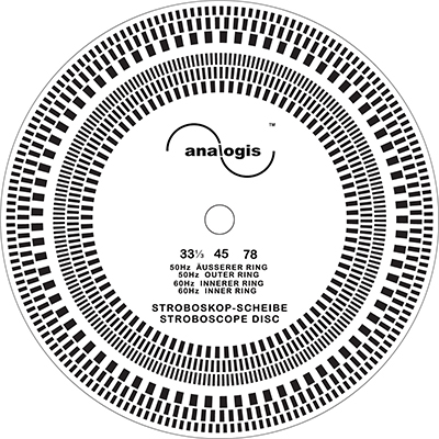 Analogis Stroboscope Disc Perfect Pitch