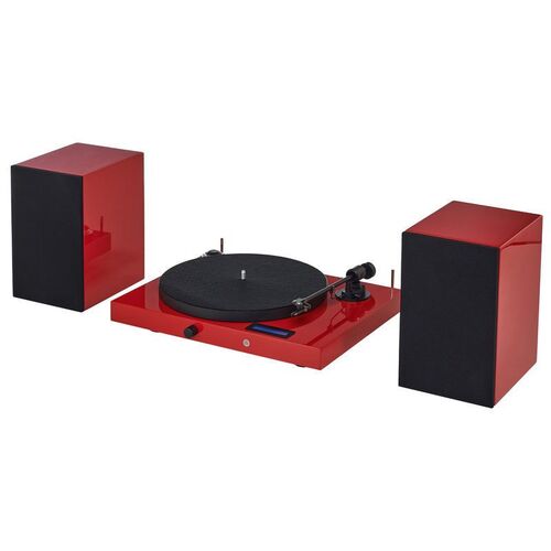 Pro-Ject Audio Juke Box E1 HiFi Set High Gloss Red