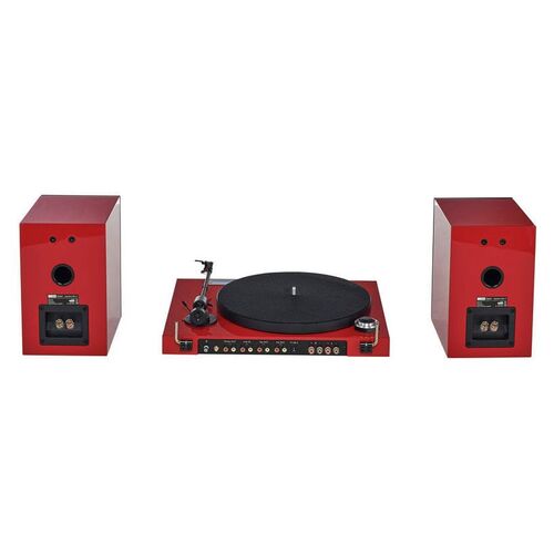 Pro-Ject Audio Juke Box E1 HiFi Set High Gloss Red