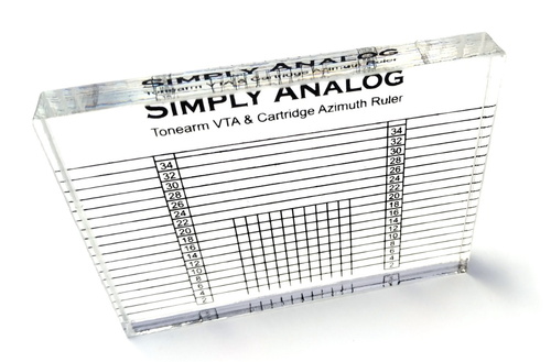 Simply Analog Tonearm VTA & Cartridge Azimuth Ruler