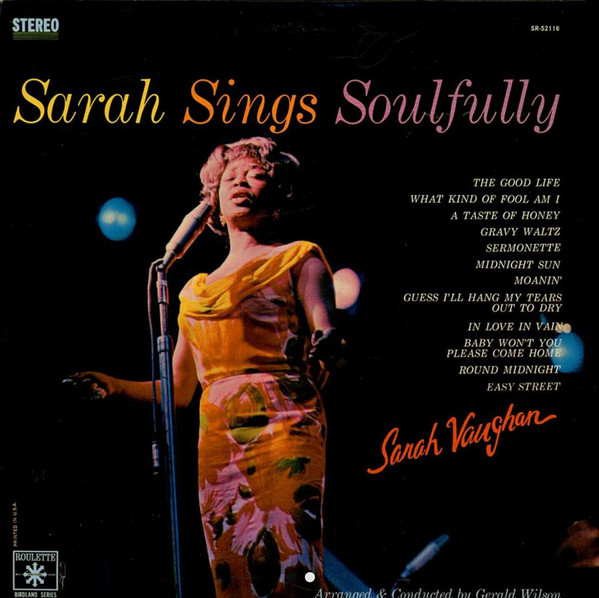 Sarah Vaughan Sarah Sings Soulfully