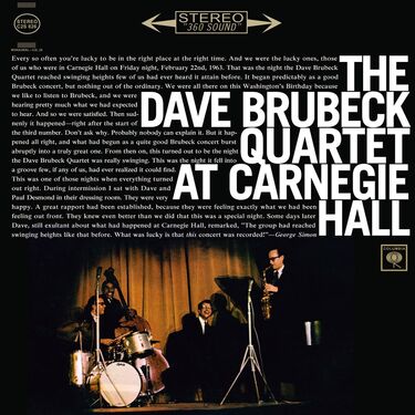 The Dave Brubeck Quartet At Carnegie Hall (2 LP)
