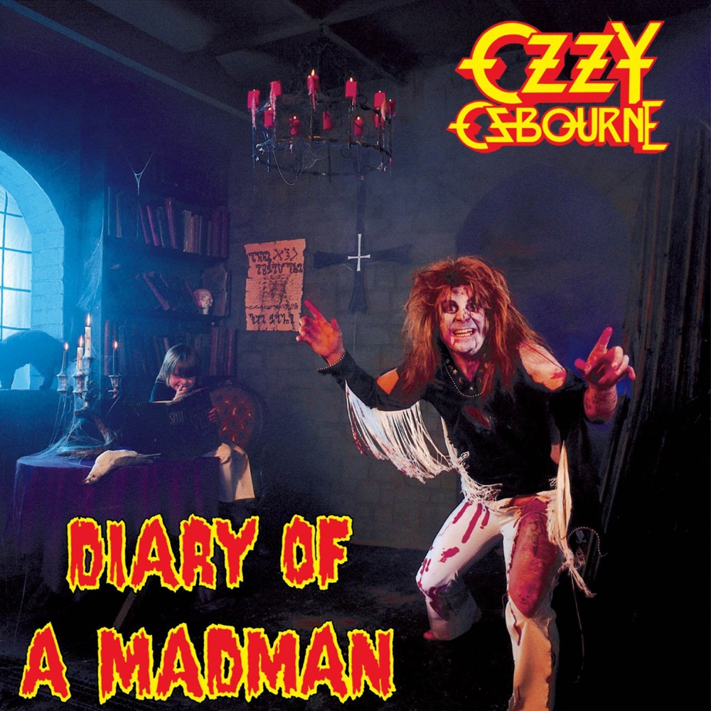 Ozzy Osbourne Diary Of A Madman Red & Black Swirl Vinyl