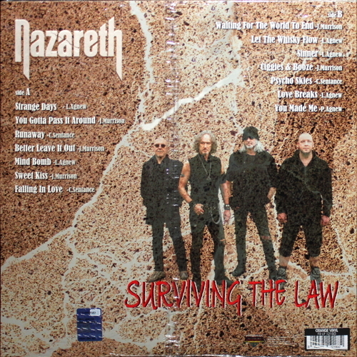 Nazareth Surviving The Law Coloured Vinyl