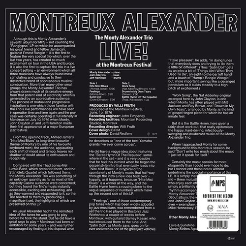 The Monty Alexander Trio Live! At The Montreux Festival