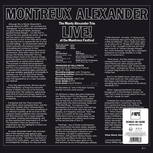 The Monty Alexander Trio Live! At The Montreux Festival
