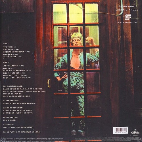 David Bowie The Rise and Fall of Ziggy Stardust & the Spiders From Mars 50th Anniversary Edition