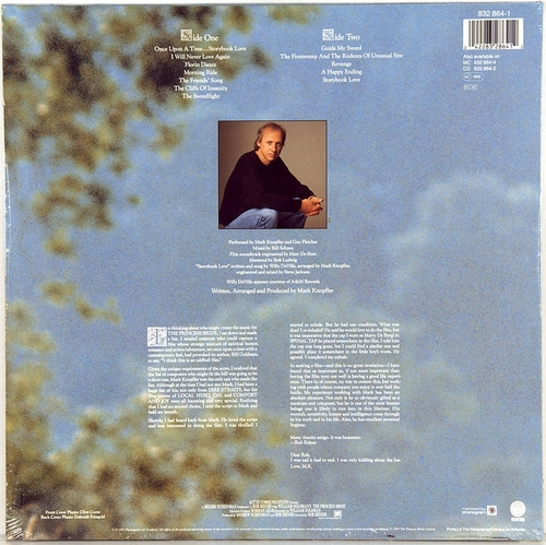 OST The Princess Bride by Mark Knopfler (Clear Vinyl)