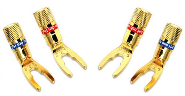 Van Den Hul D.I.Y. Spade Connector Set (4 pcs.)
