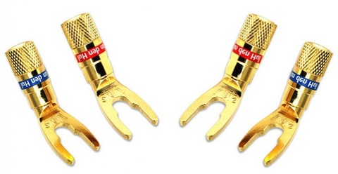Van Den Hul D.I.Y. Spade Connector Set (4 pcs.)
