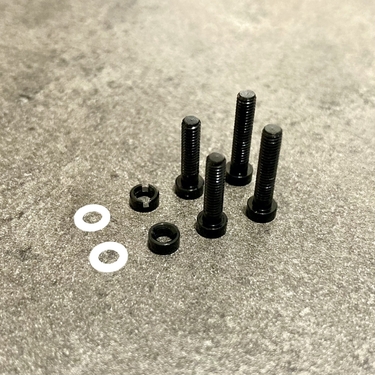 OnlyVinyl Screw Nut Black Set (4 pcs.)