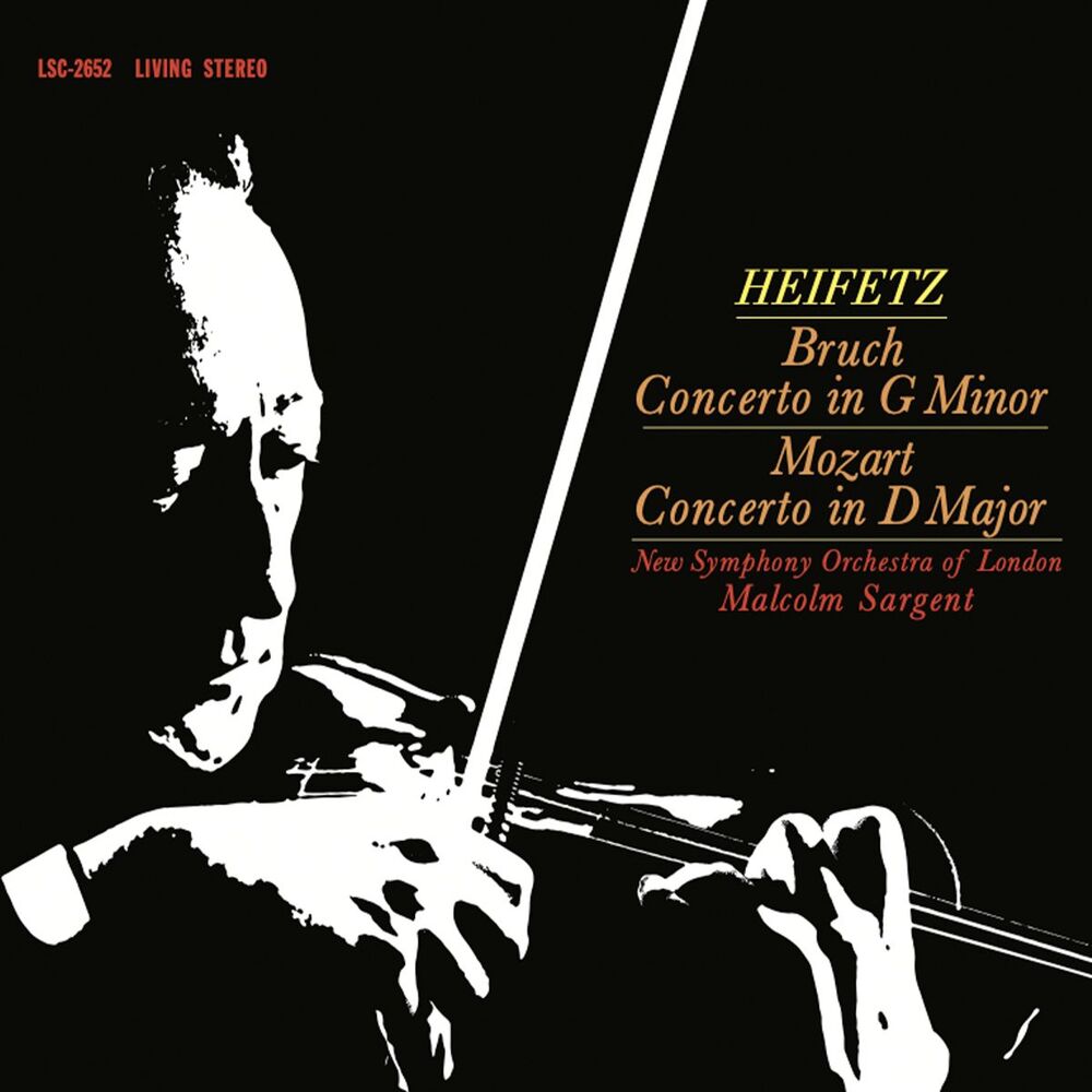 Jascha Heifetz Bruch & Mozart Concerto in G Minor & D Major