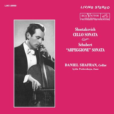 Daniel Shafran & Lydia Pecherskaya Shostakovich & Schubert Cello Sonata & "Arpeggione" Sonata