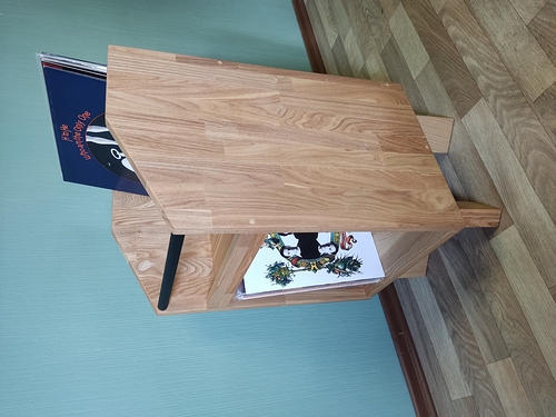 OnlyVinyl Vinyl Record Stand Natural Ash