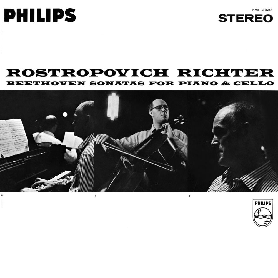 Mstislav Rostropovich Ludwig Van Beethoven Sonatas For Piano & Cello Nos.1-5 (2 LP)