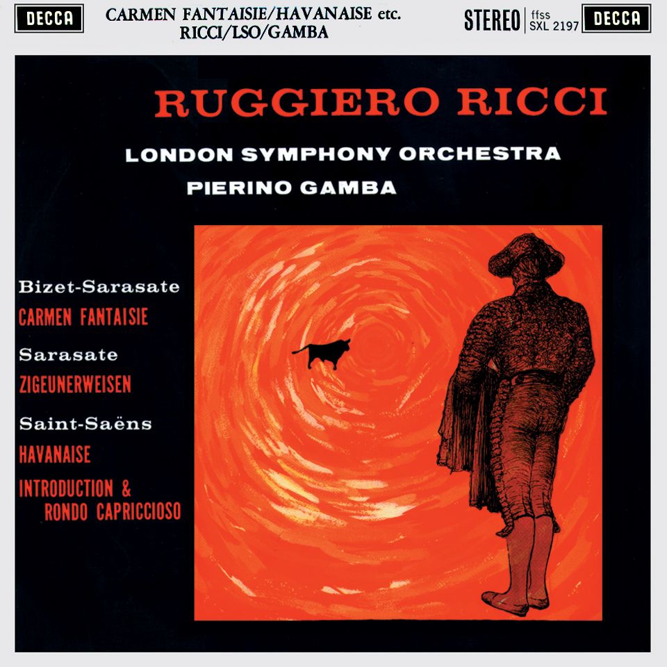 Ruggiero Ricci & London Symphony Orchestra by Pierino Gamba Sarasate Carmen Fantaisie