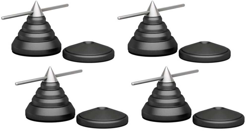 Perfect Sound Cones 30 мм + Discs Black Set (4+4 pcs.)
