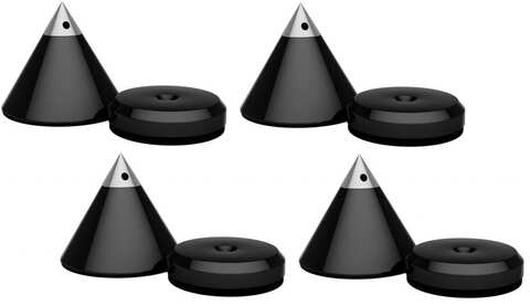 Perfect Sound Cones 36 мм + Discs Black Set (4+4 pcs.)