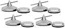 Perfect Sound Spikes 36 мм + Discs Silver Set (4+4 pcs.)