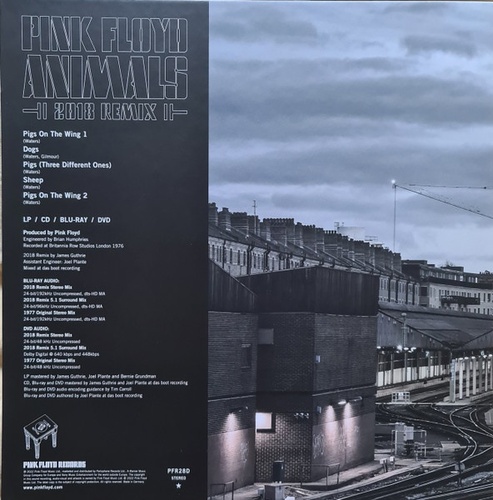 Pink Floyd Animals 2018 Remix Deluxe Edition (LP, CD, DVD Audio Disc & Blu-Ray Audio Disc)