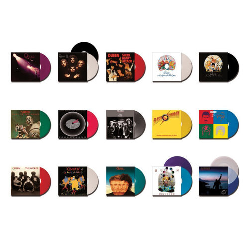 Queen Studio Collection Coloured Vinyl Box Set (18 LP)