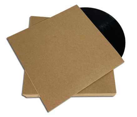 OnlyVinyl Outer Record Sleeves Cardboard Natural Brown 10" Set (25 pcs.)