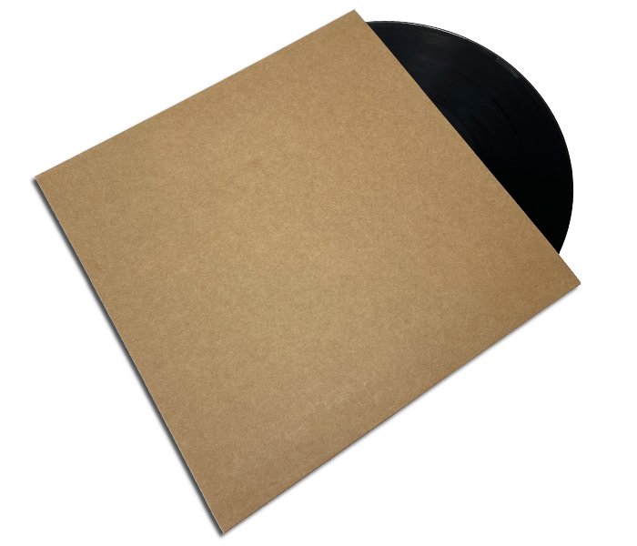 OnlyVinyl Outer Record Sleeves Cardboard Natural Brown 10"