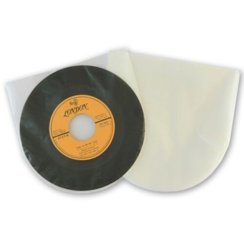 OnlyVinyl Inner Record Sleeves Round 7" Set (100 pcs.)