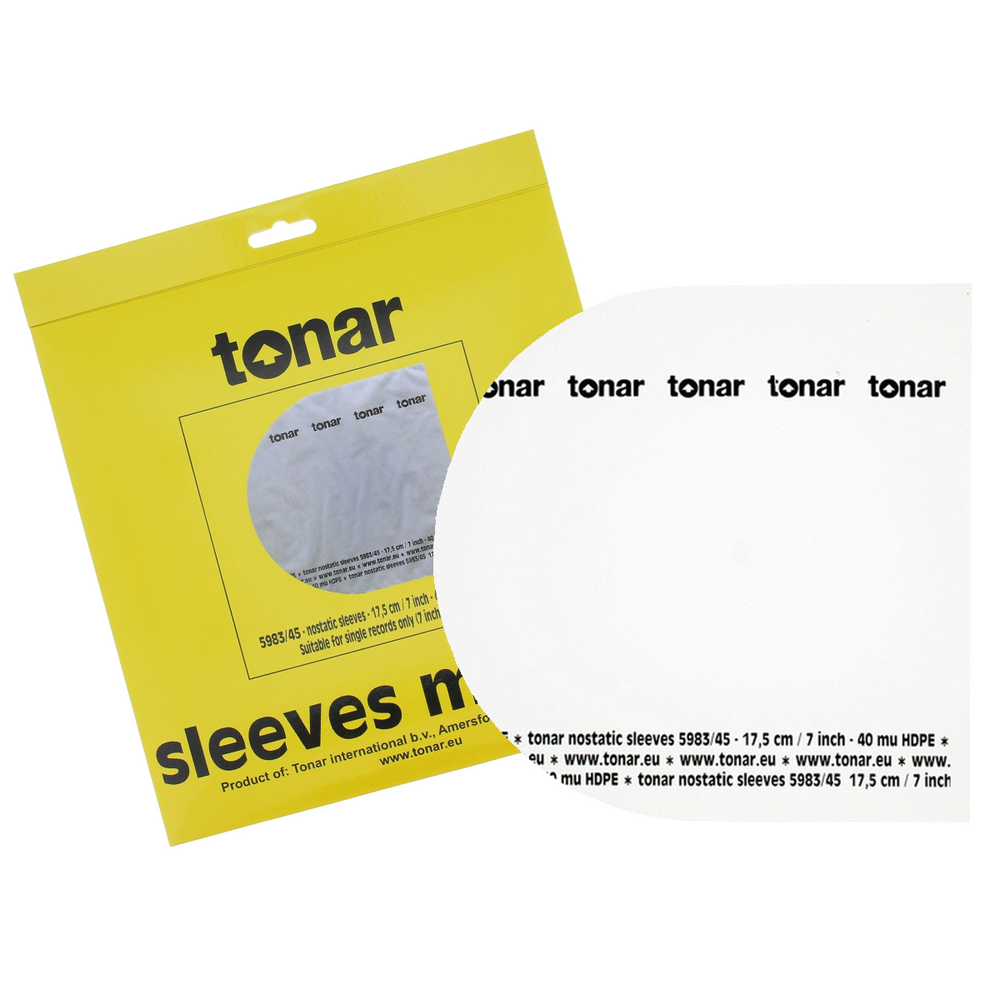 Tonar Inner Record Sleeves 7" Set (50 pcs.)