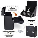 Legend Vinyl Record Storage Case Black