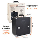 Legend Vinyl Record Storage Case Black