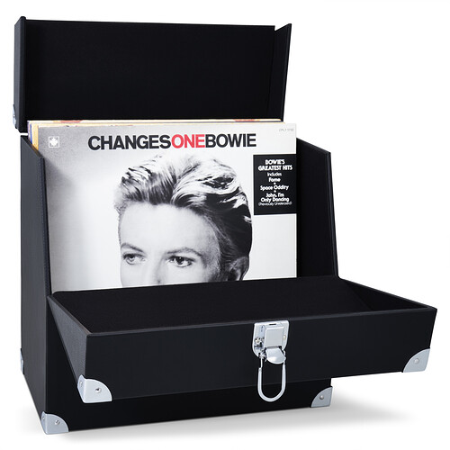 Legend Vinyl Record Storage Case Black