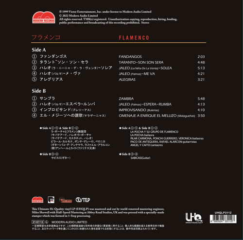 Various Artists Hi-Fi Flamenco One-Step Half-Speed Mastered
