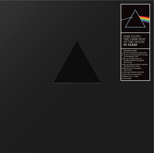 Pink Floyd The Dark Side of the Moon 50th Anniversary Deluxe Box Set (2 LP, 2 CD, 2 Blu-Ray Audio & 2 7