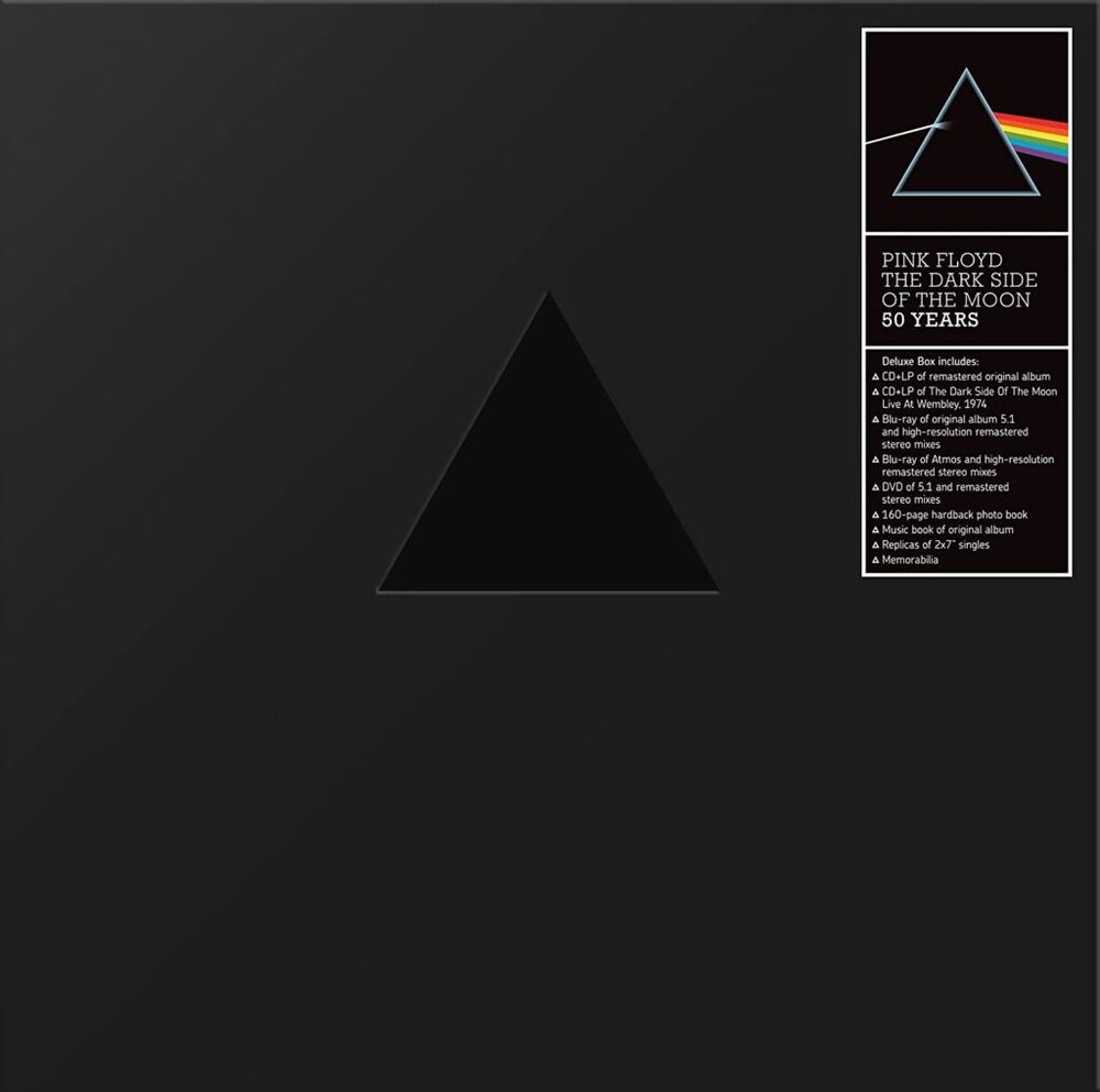 Pink Floyd The Dark Side of the Moon 50th Anniversary Deluxe Box Set (2 LP, 2 CD, 2 Blu-Ray Audio & 2 7" Vinyl)