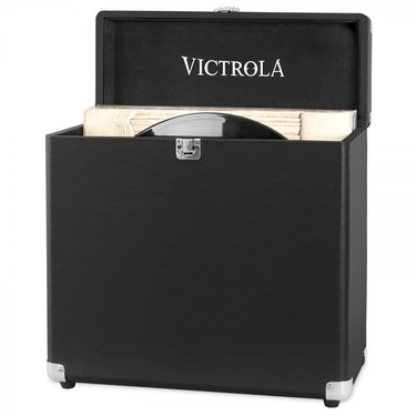Victrola Storage Case for Vinyl Records Black