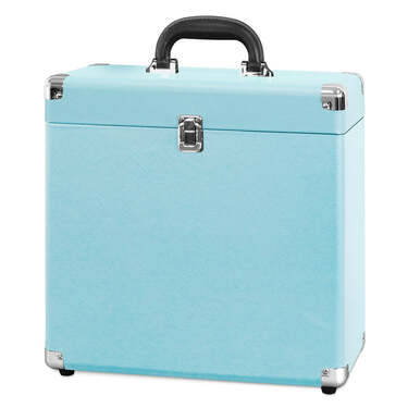 Victrola Storage Case for Vinyl Records Turquoise