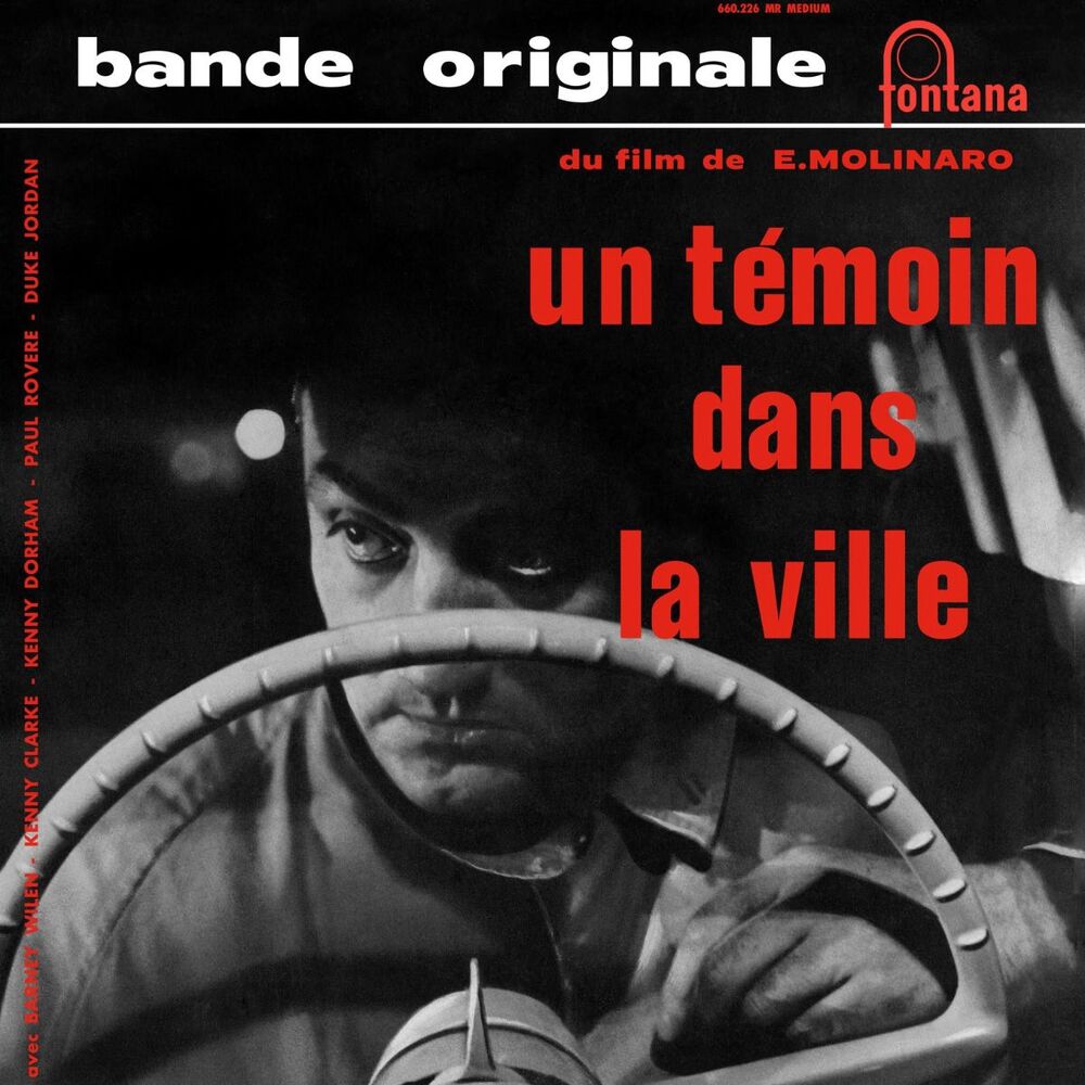 Barney Wilen Un Temoin dans la Ville Fontana 1959 10" Vinyl