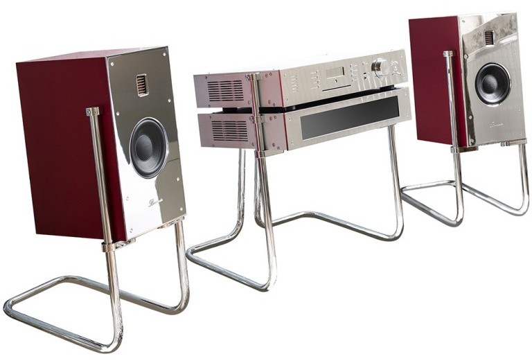 Burmester Phase 3 Retro Style Red